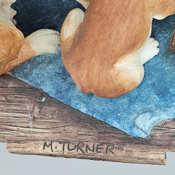 Border Fine Arts Boxer Dog Family Statue By Margaret Turner Limited 328/950 - Picture 5 of 10